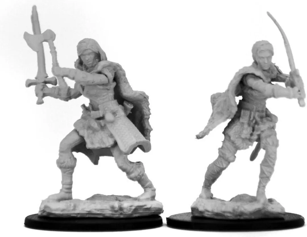 Wizkids Dungeons & Dragons Nolzur's Marvelous Miniatures Human Female Barbarian