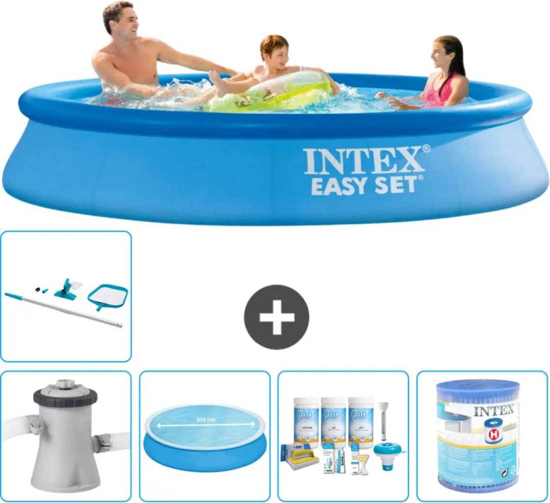 Intex Easy Set Zwembad 305x61cm - Blauw - 3077L