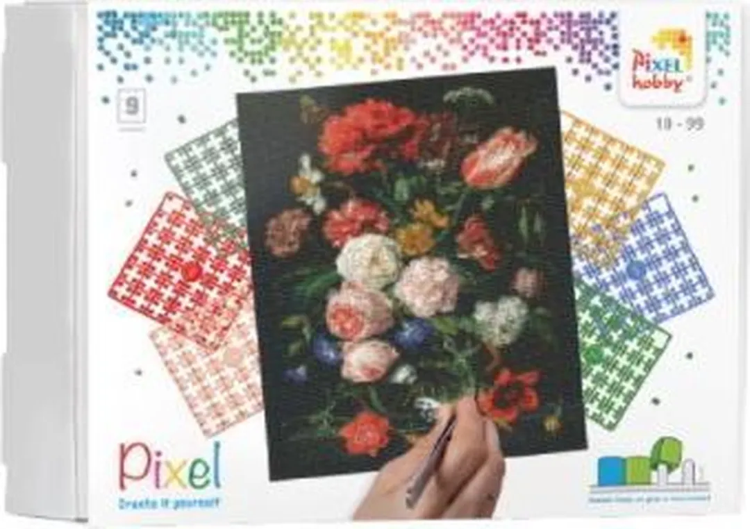 Pixelhobby Boeket Bloemen 90098 Geschenkset