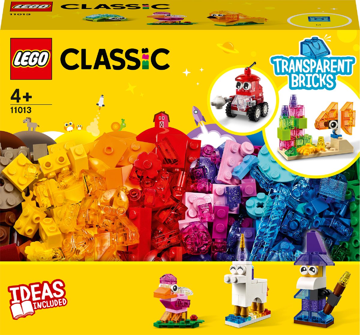 LEGO Classic Creatieve Transparante Stenen - 11013