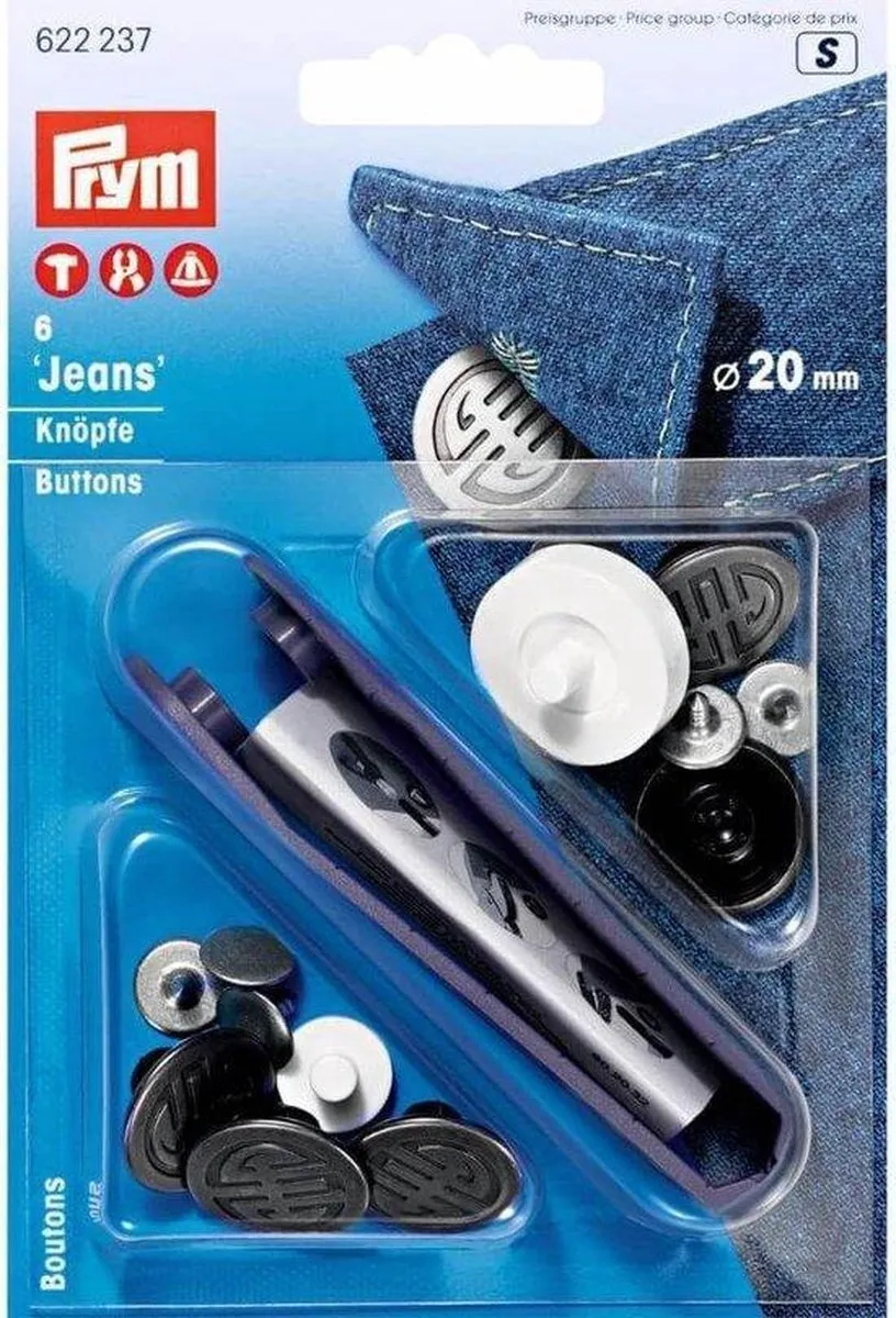 Prym Jeansknopen Deco 20mm Oud Messing