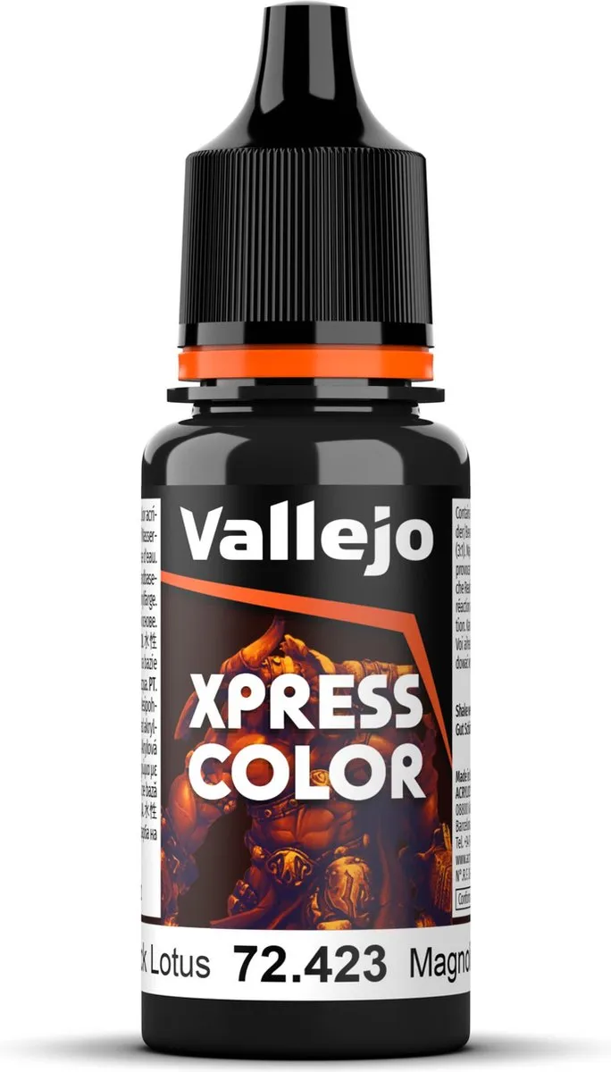 Vallejo Hobbyverf Acryl Black Lotus 72423