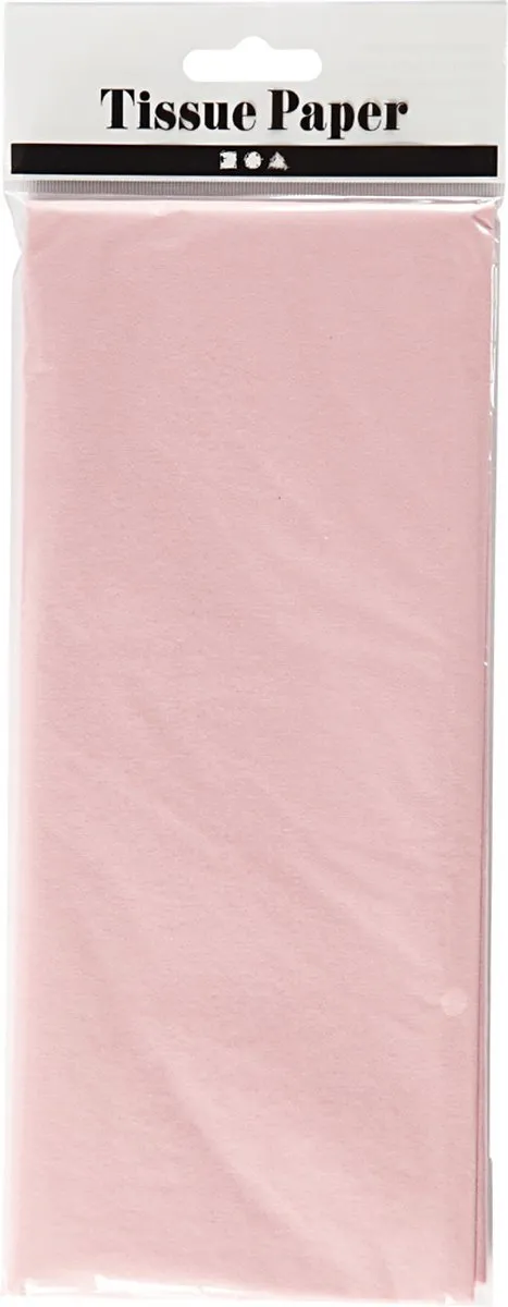 Creativ Company Tissuepapier Lichtroze 50x70cm - 10 Vellen