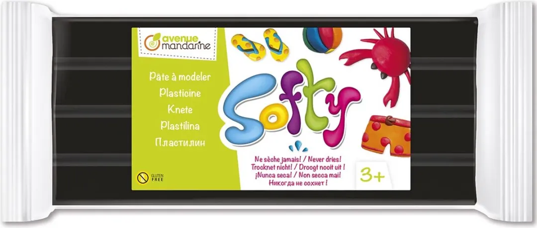 Creativ Company Darwi Boetseerpasta Softy - Zwart