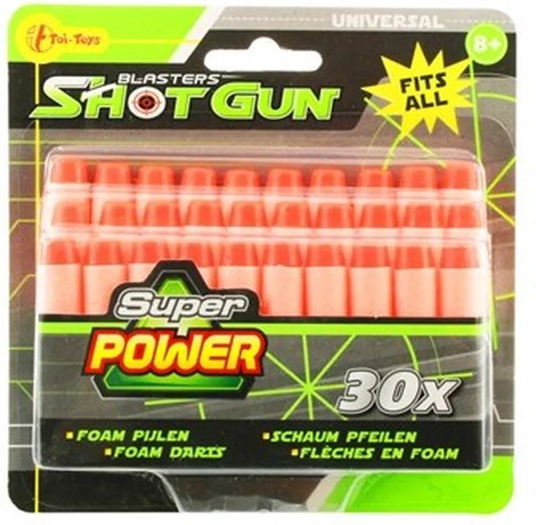 Toi-Toys Navulset Foam Blaster 30 Stuks - Indischrood