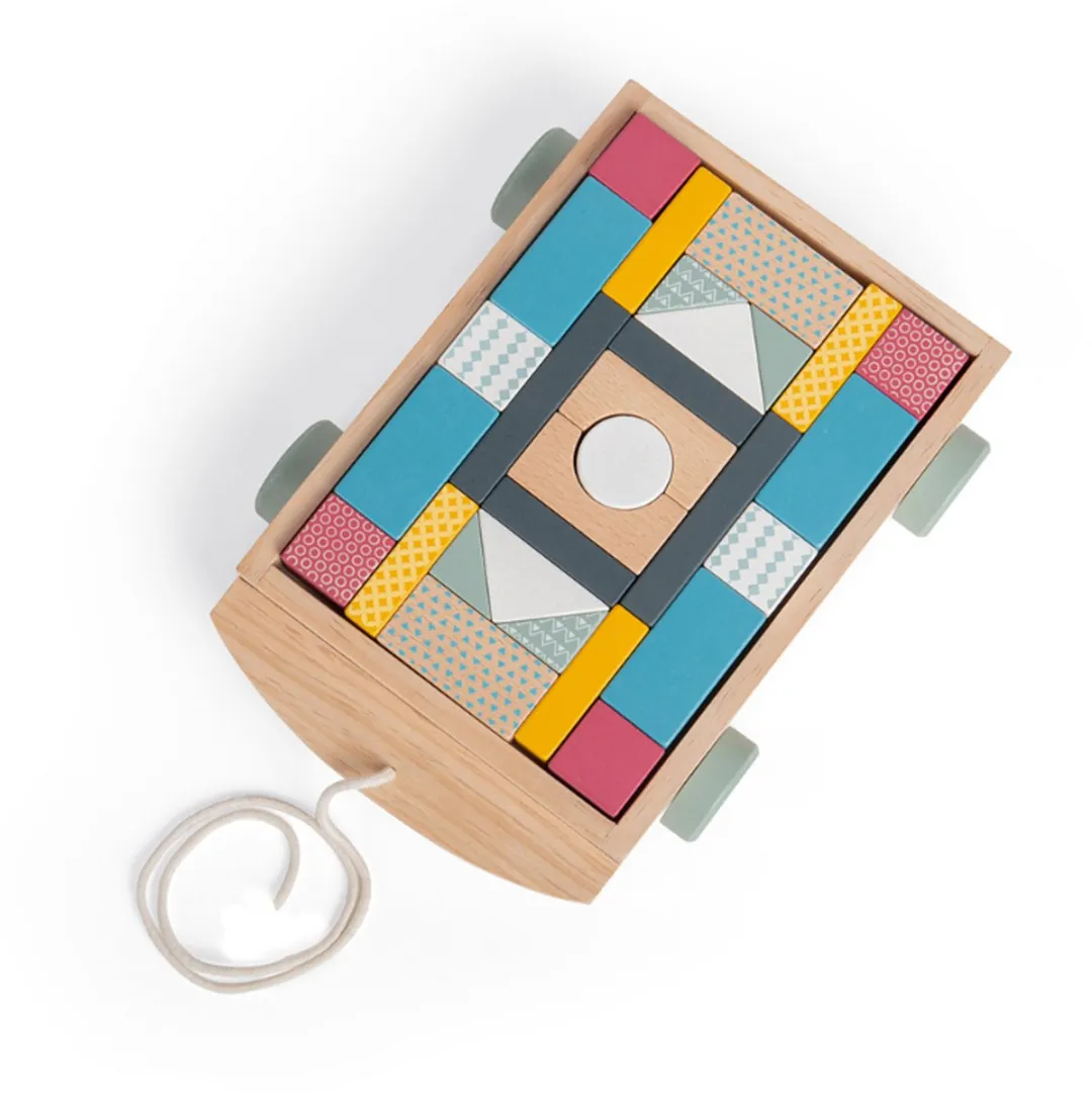 BIGJIGS Stenen Kar - Multikleur