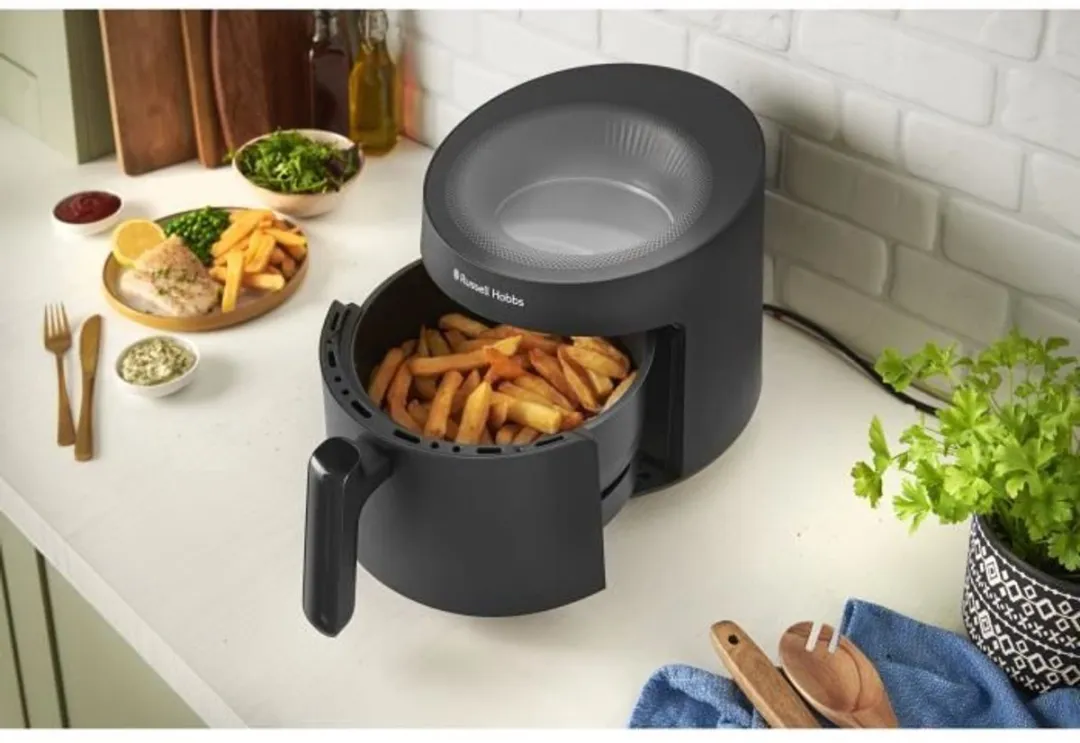 Russell Hobbs SatisFry Air Panoramic 27420-56 Olievrije Friteuse 5L - 1500W - Zwart