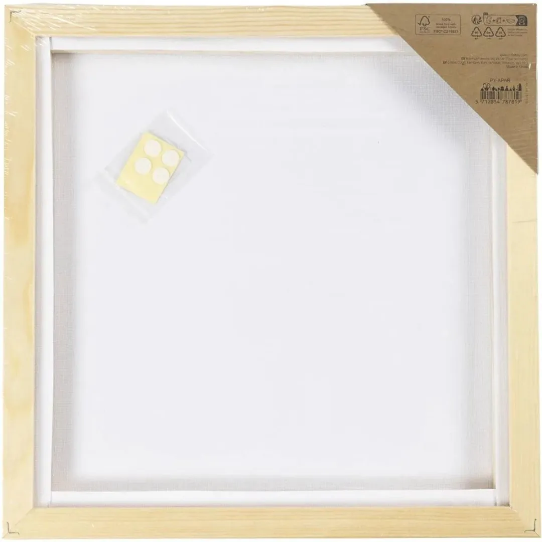 Creativ Company Gespannen Canvas 30x30cm - 280gr - Multicolor