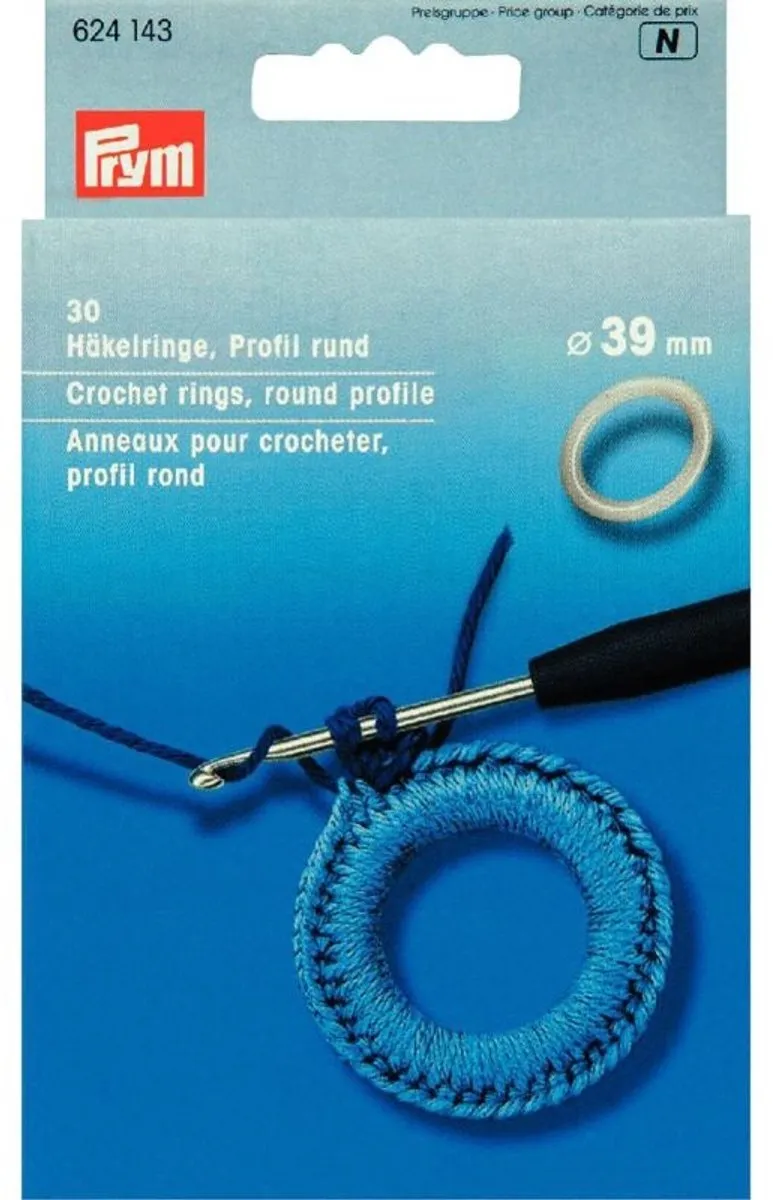 Prym Haakringen Kunststof 39mm - 30 Stuks