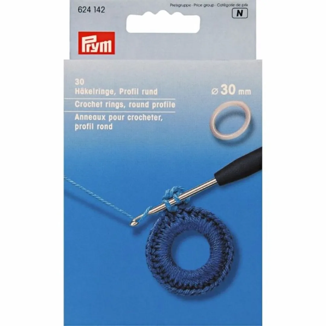 Prym Haakringen Kunststof 39mm - 30 Stuks