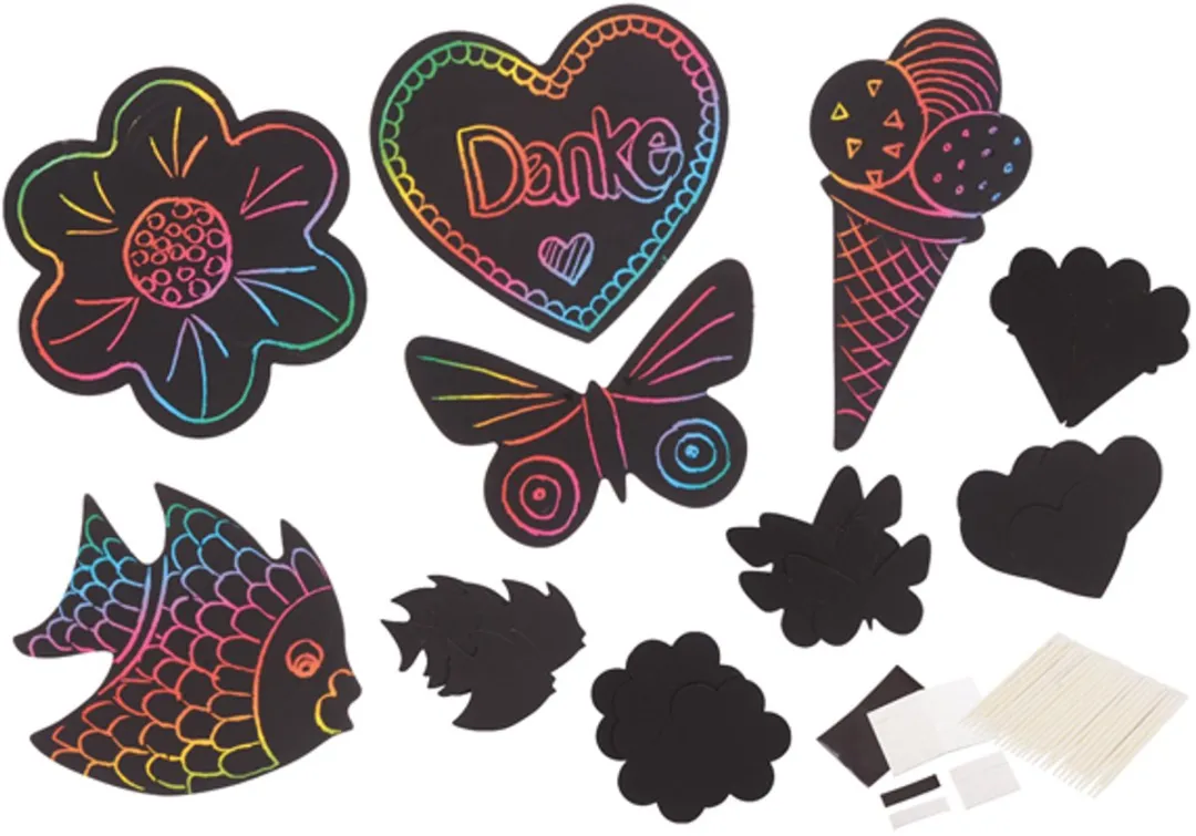 Eduplay Magisch Motieven Scratch Kaarten - 25 Stuks Multicolor