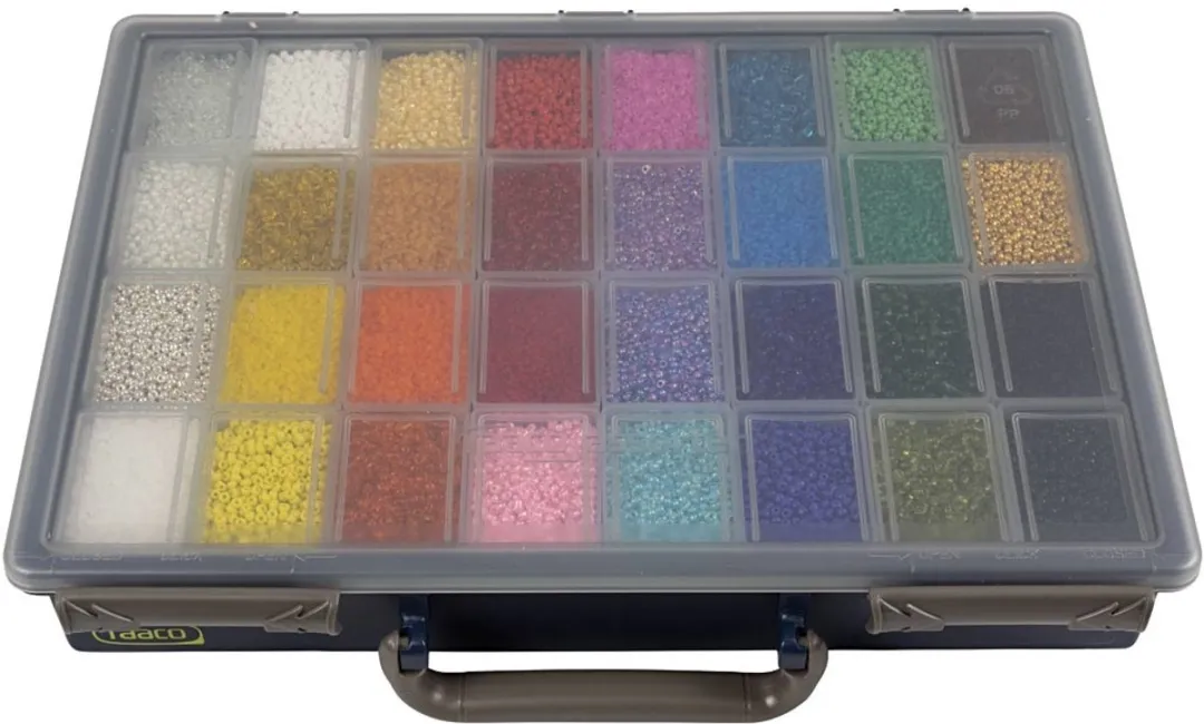 Creativ Company Rocailles 1,7mm - 32 Kleuren - 100 gram
