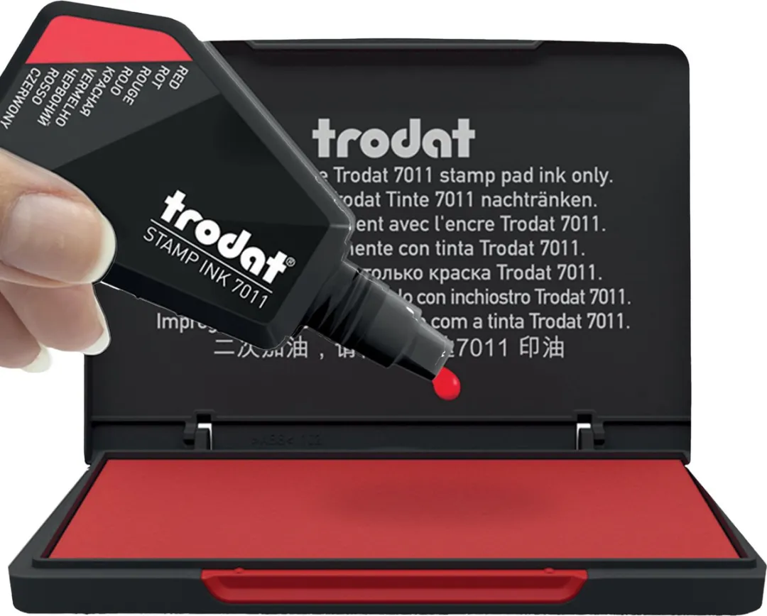 Trodat 9053 Inktkussen - Rood - afbeelding 6 van 6
