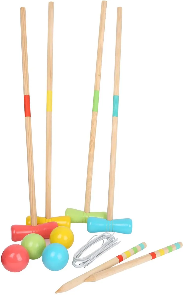 Small Foot Houten Croquet Buitenspel 20-delig