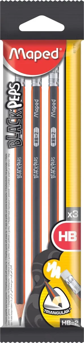 Maped Black'Peps HB Potlood