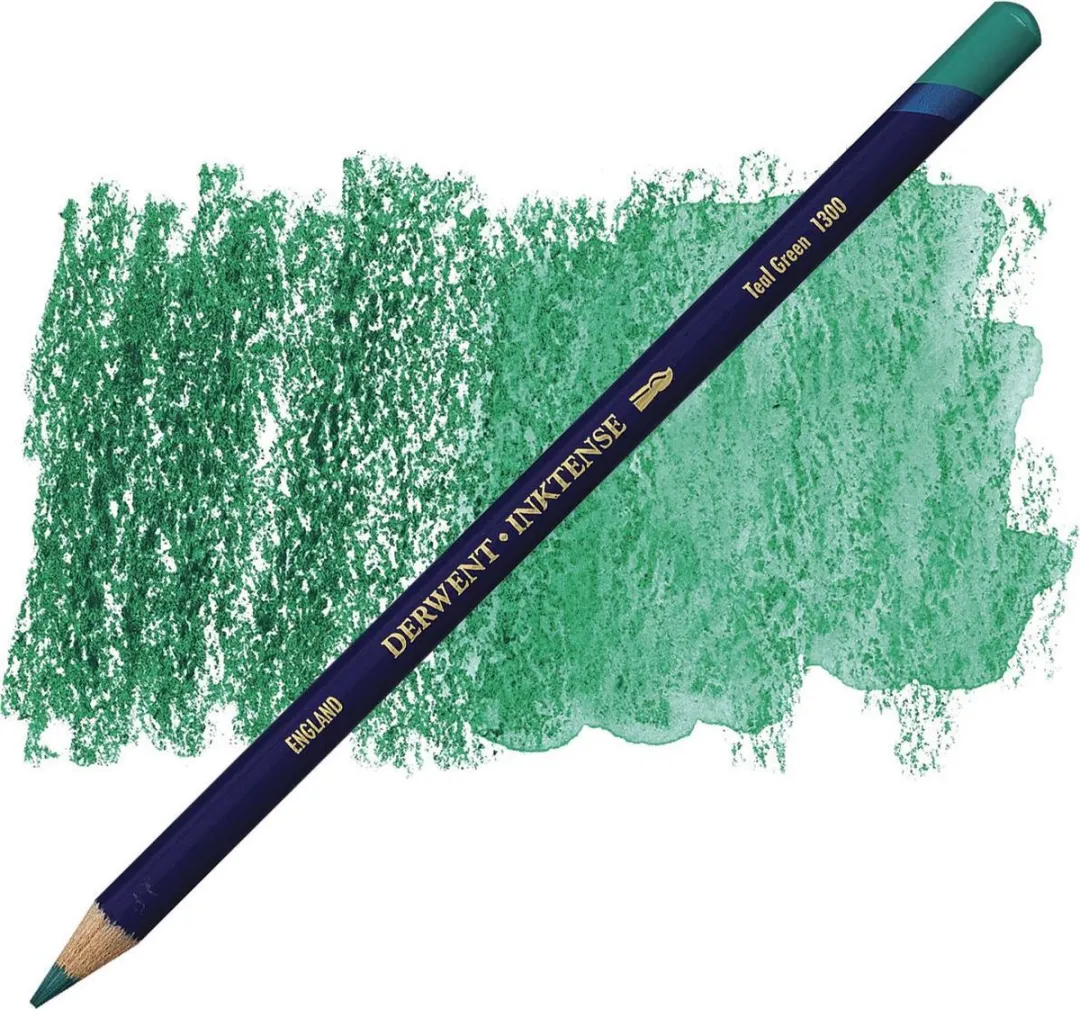 Derwent Inktense Potlood Teal Green 1300
