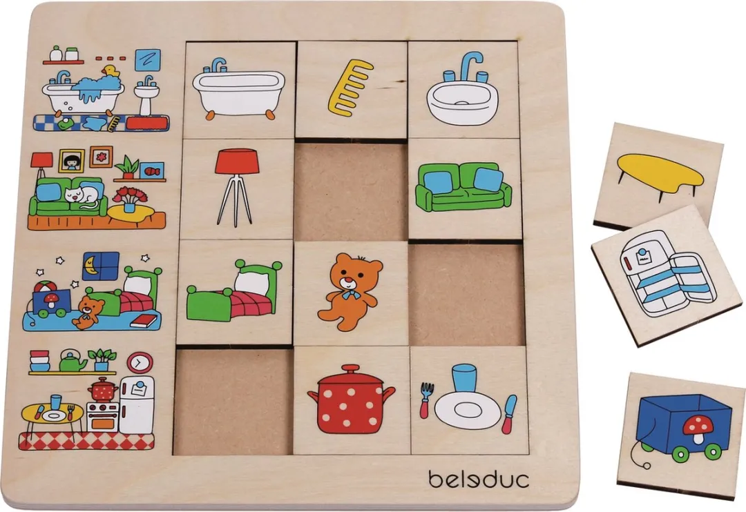 Beleduc Ons Huis Puzzel 12 Stuks