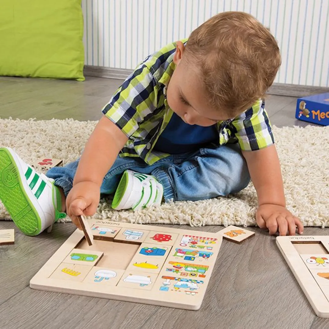 Beleduc Ons Huis Puzzel 12 Stuks - 25cm - Multicolor