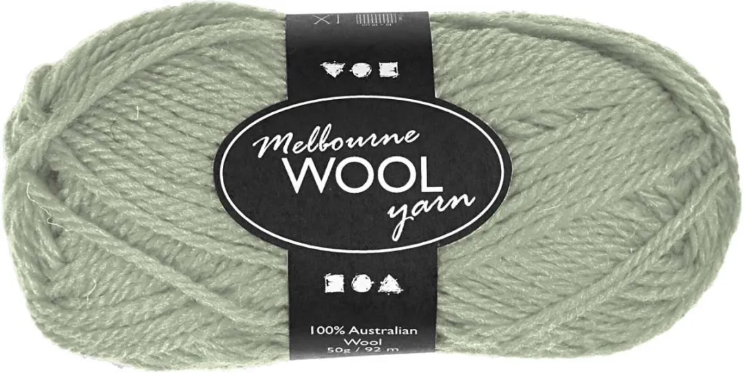 Creativ Company Melbourne Wolgaren 50g Lichtgroen