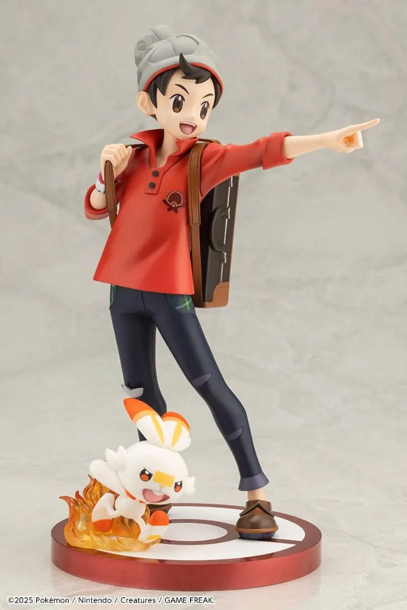 Kotobukiya Pokémon Victor & Scorbunny ARTFXJ Beeld