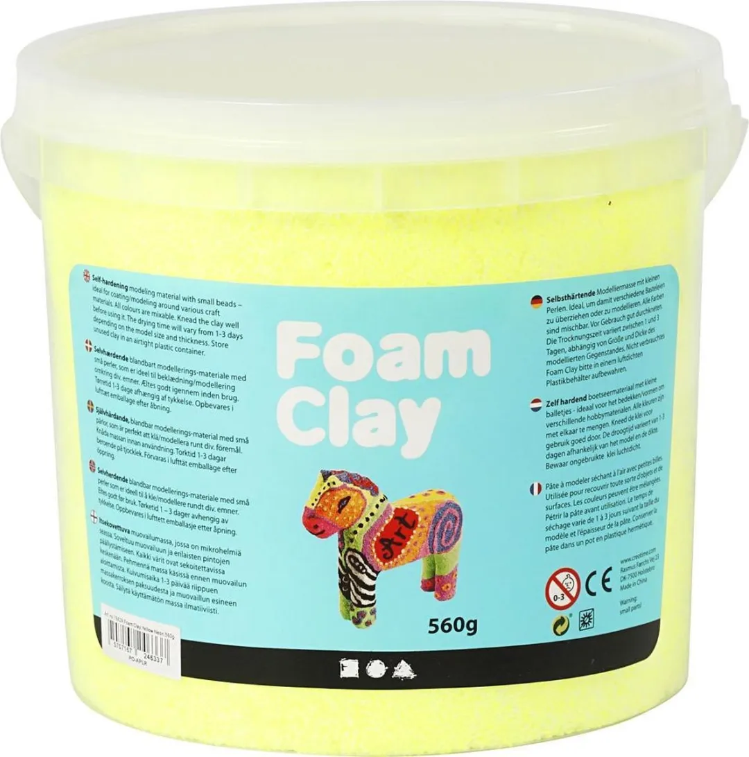 Foam Clay Neon Geel