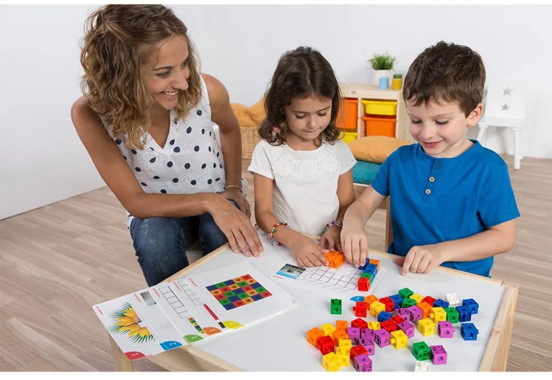 Miniland Activiteitenkubussen Set 950203 - 100 Stuks