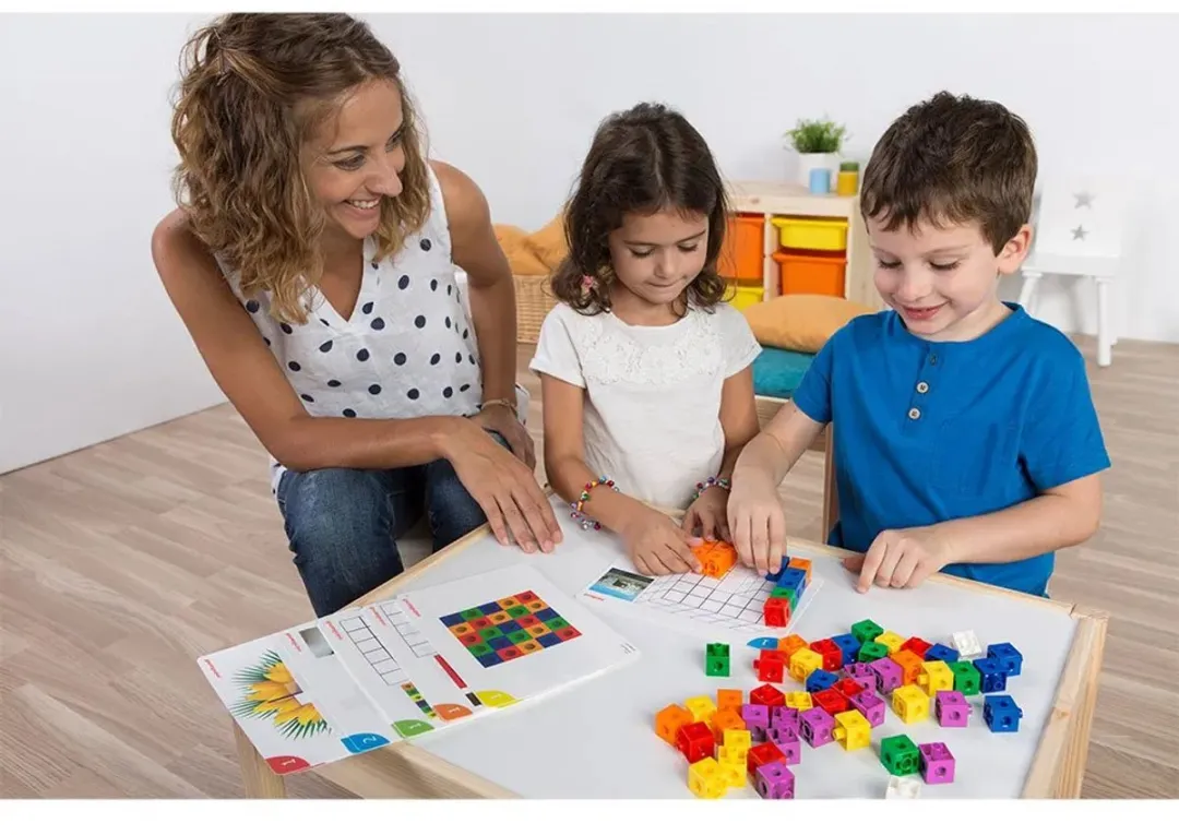 Miniland Activiteitenkubussen Set 950203 - 100 Stuks