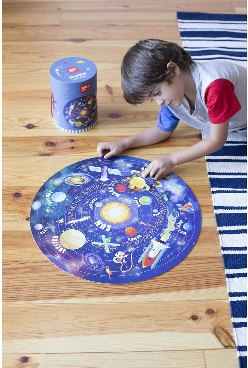 Apli Kids Ronde Puzzel Zonnestelsel 48 Stuks - afbeelding 6 van 6