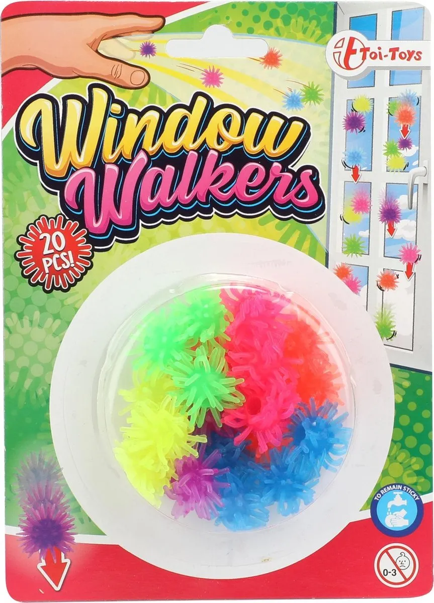 Toi-Toys Raamkruipers Pufferbal - 20 Stuks