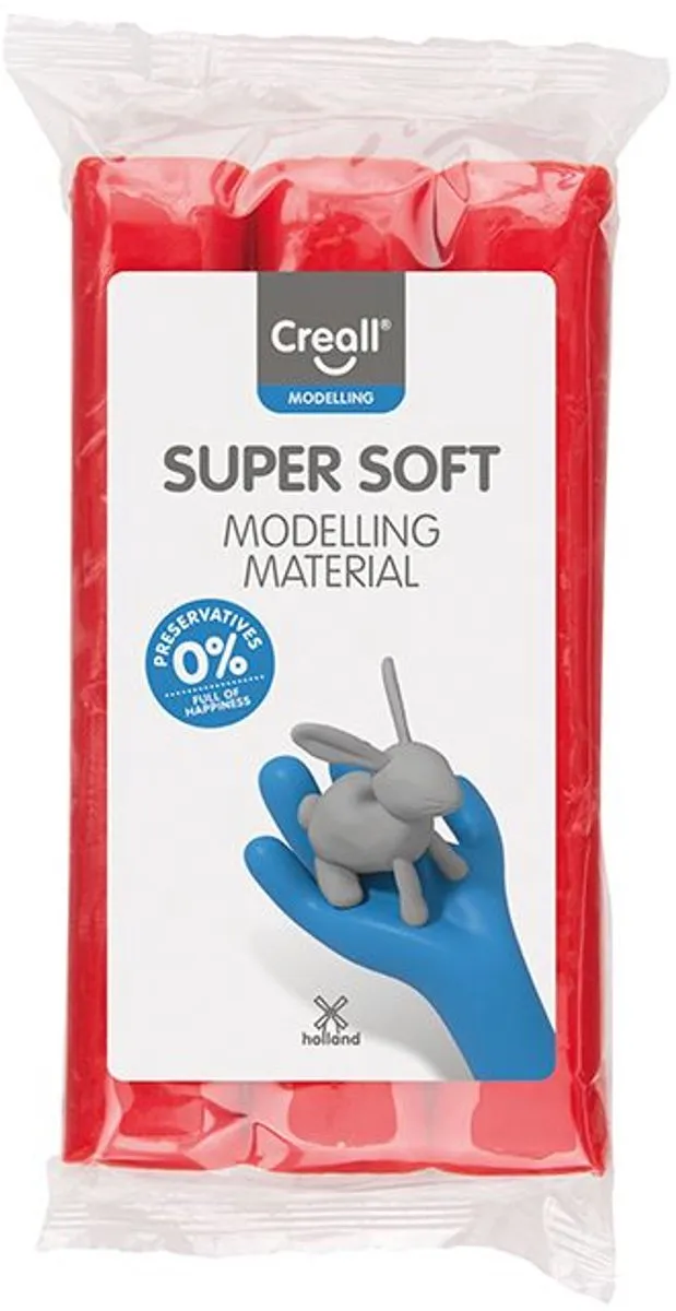 Creall Boetseerklei Supersoft Rood 500g