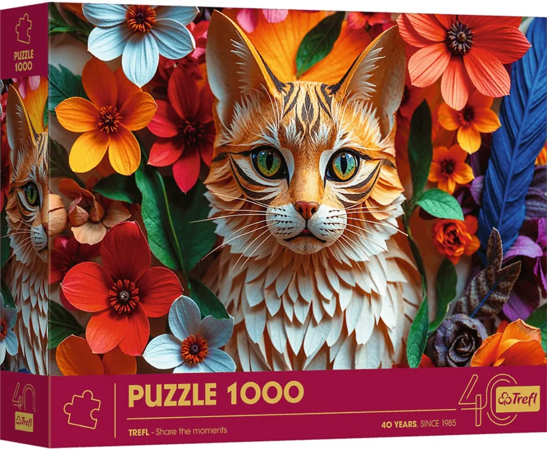 Trefl Kat 3D Effect Puzzel 1000 Stuks