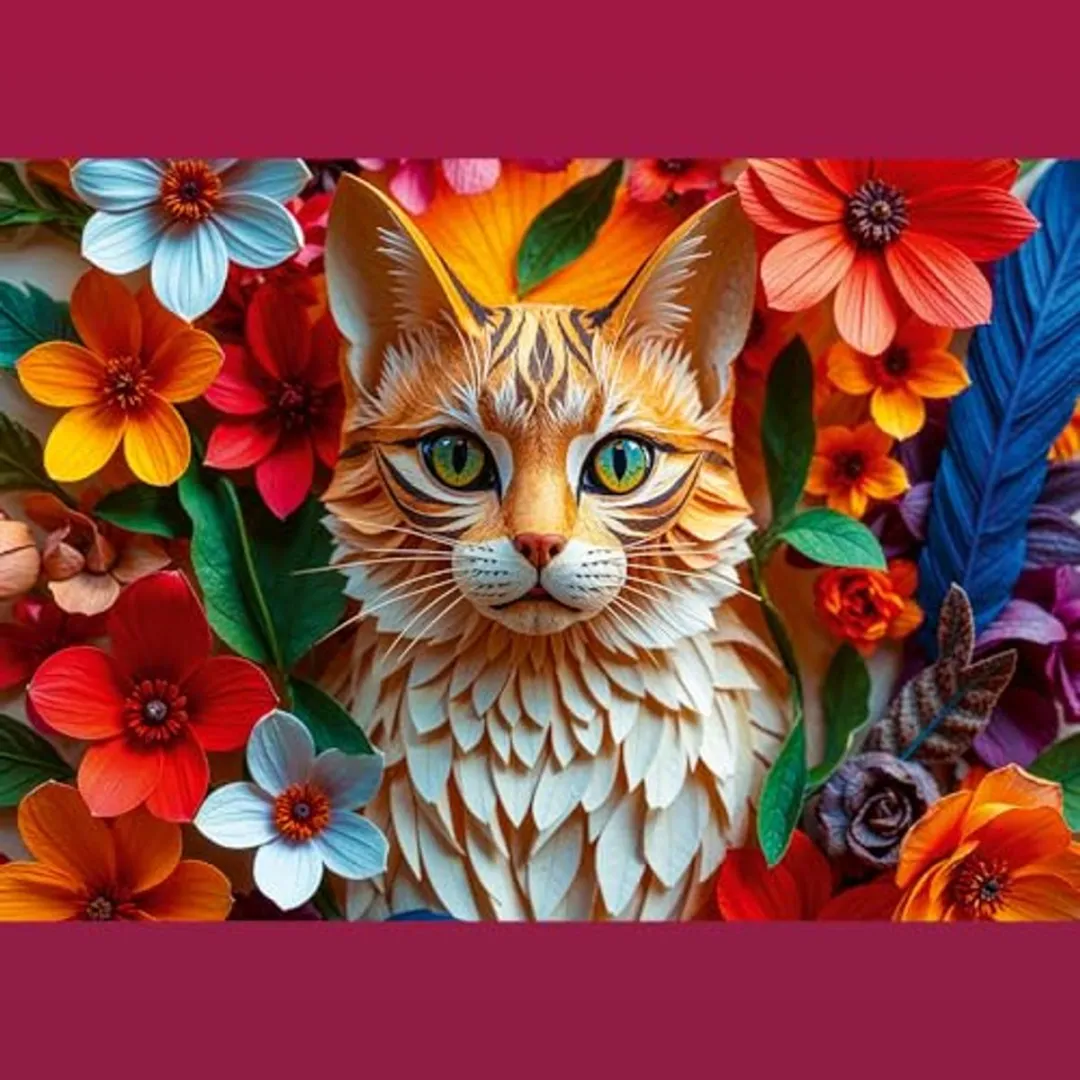 Trefl Kat 3D Effect Puzzel 1000 Stuks - Multicolor
