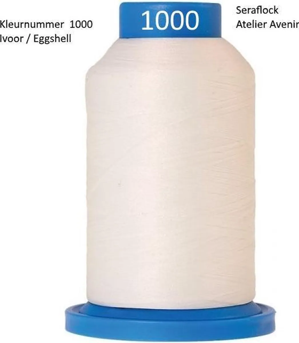 Amann Mettler Seraflock 1000mt Lockgaren - Schaalwit