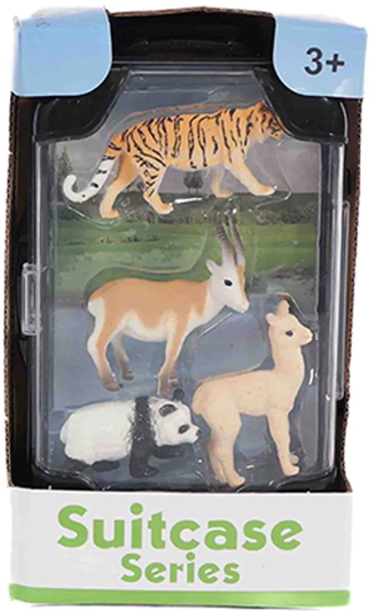 PIA Wilde Dieren Kofferspeelset