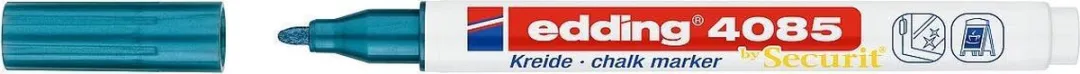 edding 4085 Metaalachtig Blauwe Krijtstift