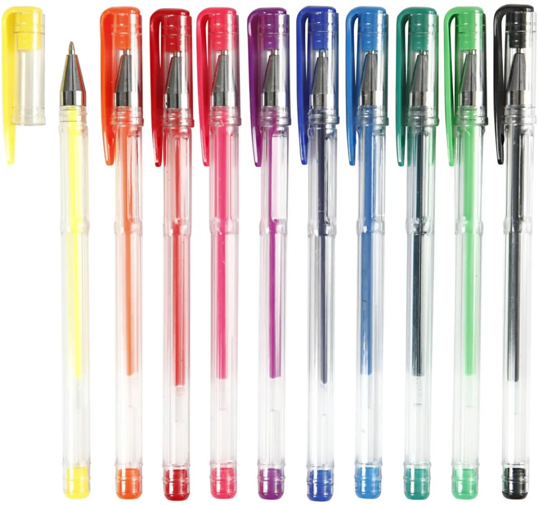 Creativ Company Gelpen 15cm - 10 Stuks Multicolor