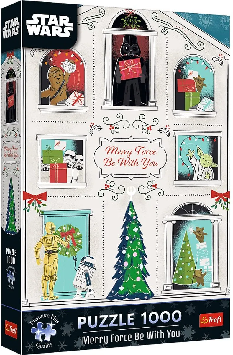 Trefl Puzzel 1000 Stuks Merry Force Be With You Star Wars