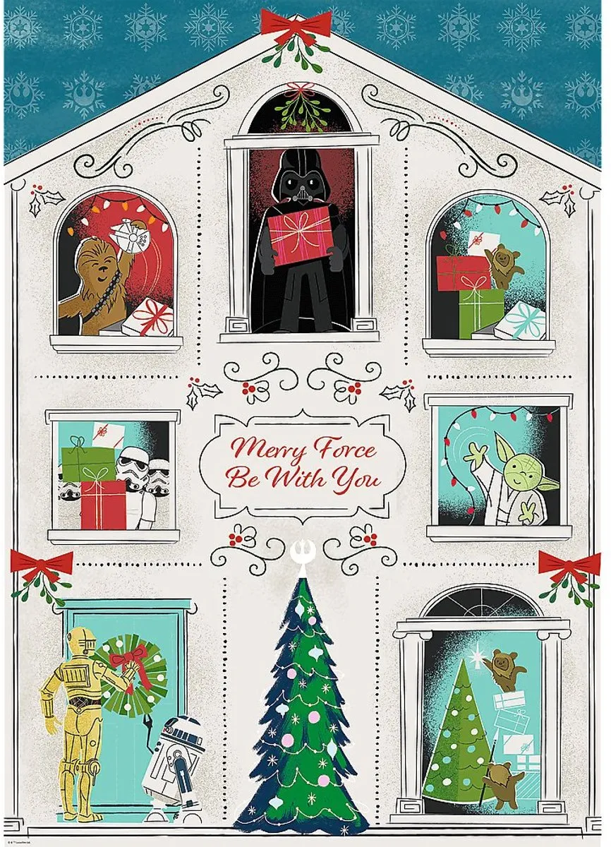 Trefl Puzzel 1000 Stuks Merry Force Be With You Star Wars - Multicolor