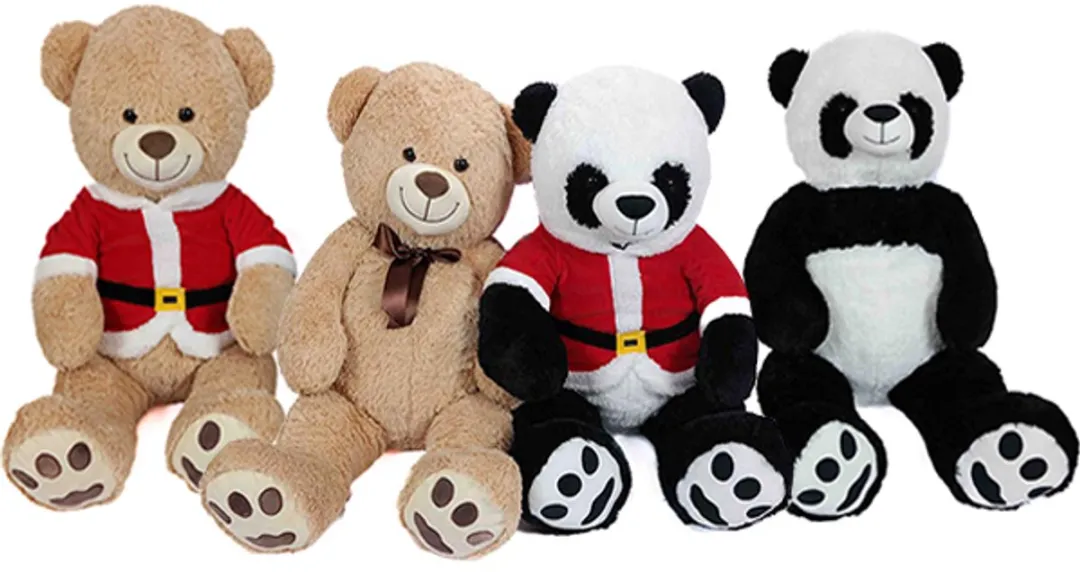 PIA Soft Toys Panda Pluche 100cm - Zwart/Wit