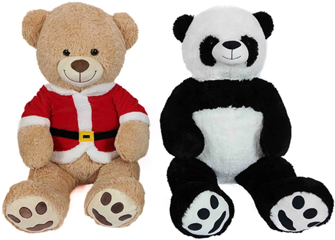 PIA Soft Toys Panda Pluche 100cm - Zwart/Wit