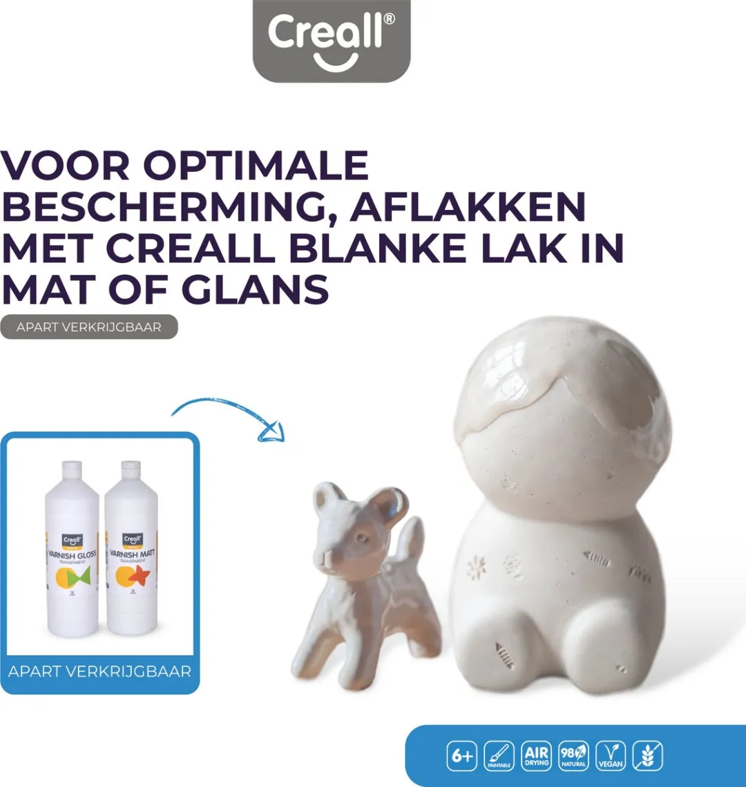 Creall Do & Dry Luchtgedroogde Klei Wit - 5x1000g