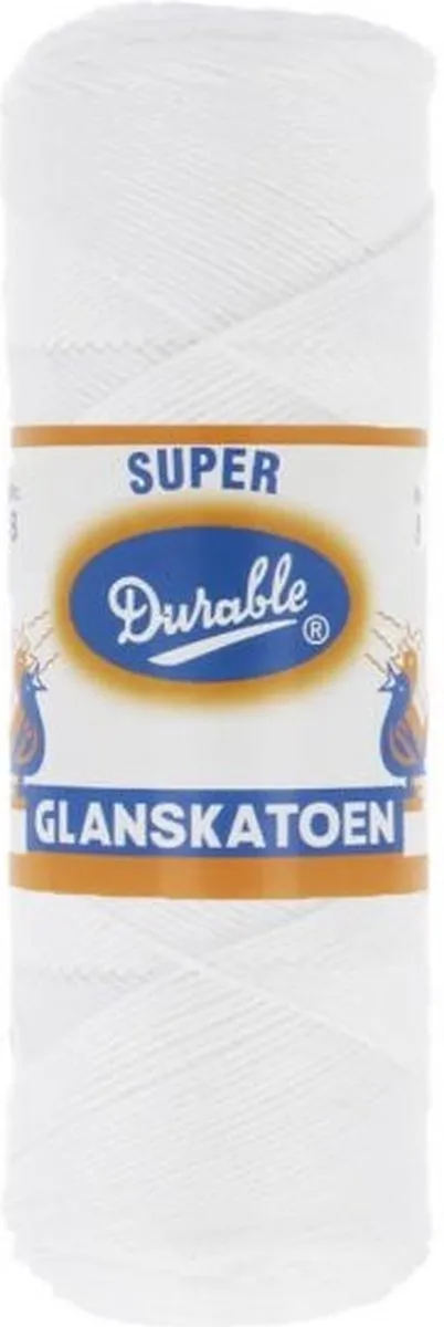 Durable Glanskatoen Wit - Nr. 10 - 2.5-3.0mm