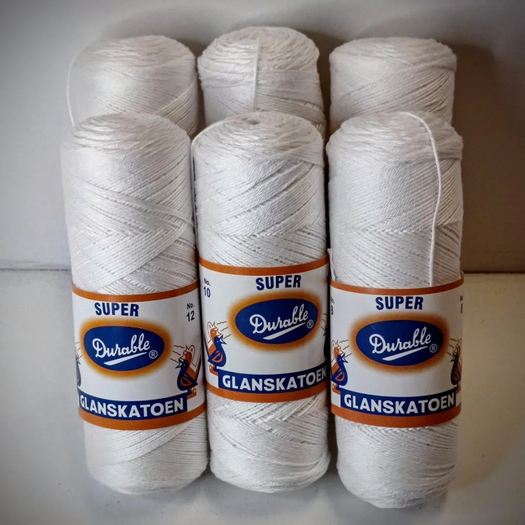 Durable Glanskatoen Wit - Nr. 10 - 2.5-3.0mm