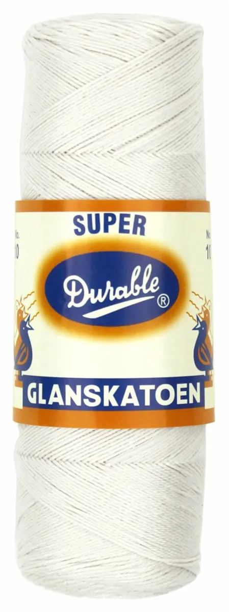 Durable Glanskatoen Wit - Nr. 10 - 2.5-3.0mm