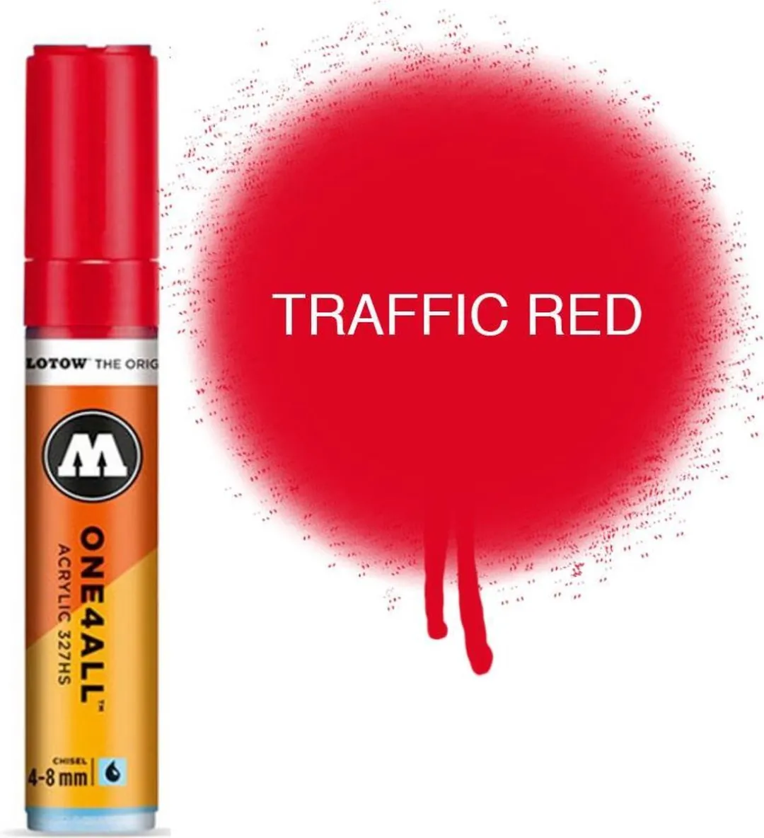 Molotow One4All 4-8mm Marker Traffic Red