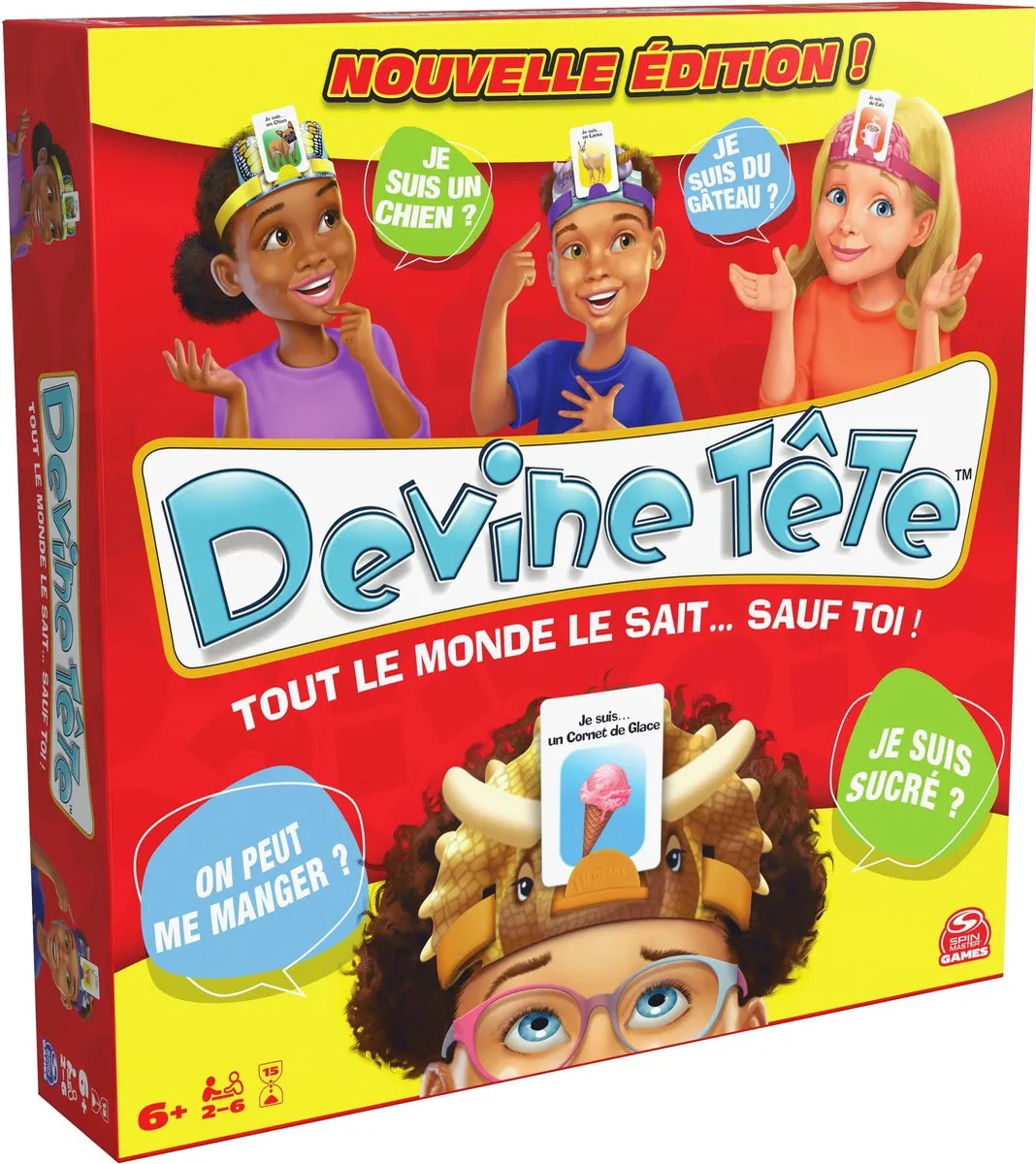 Spin Master Devine Tête Classique - 72 Kaarten