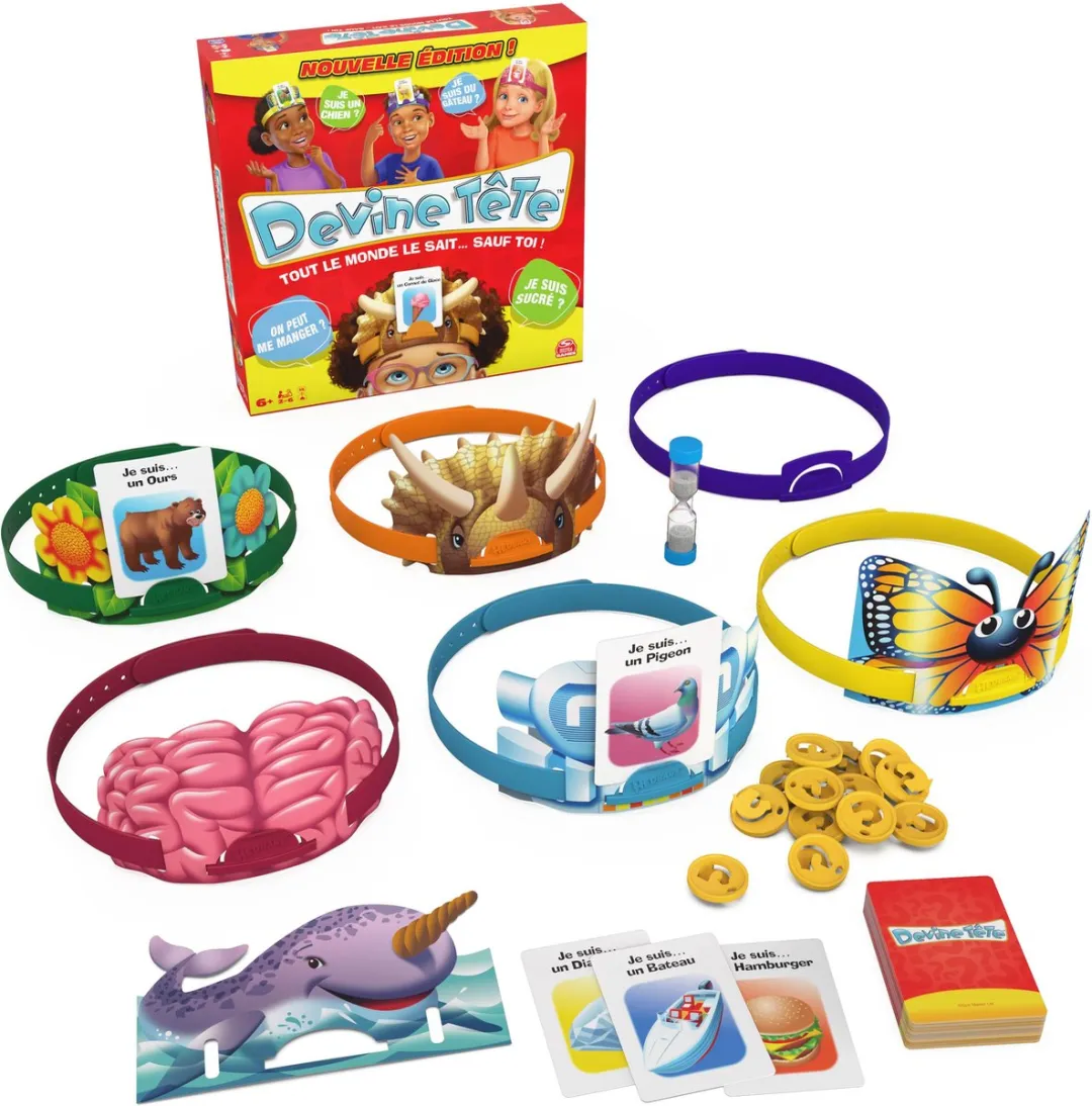 Spin Master Devine Tête Classique - 72 Kaarten