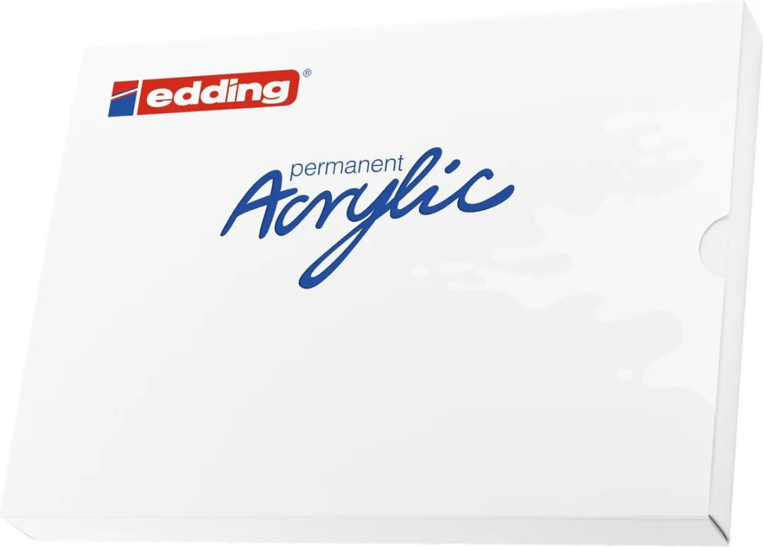edding Acrylverf Stiften Starterset 12 Stuks - Meerkleurig