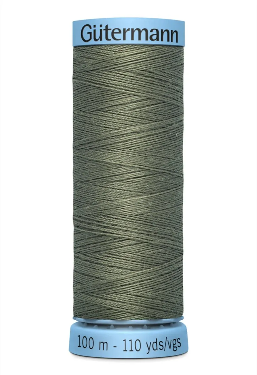 Gutermann Zijde Garen 100m - Zwart/Grijs/Wit