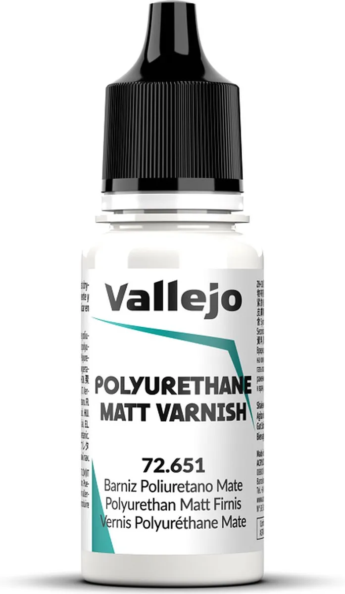 Vallejo Hobbyverf Polyurethane Matt Varnish 18ml